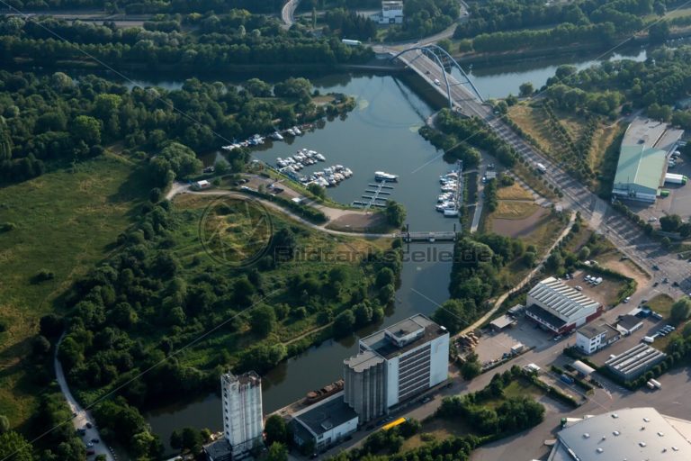 Luftaufnahme Saarland Saarbrücken Osthafen Bildtankstelle.de