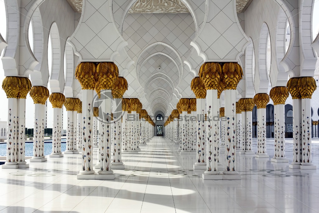 Scheich Zayid Moschee Abu Dhabi Vae Bildtankstelle De