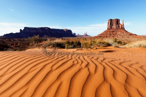 Strukturen im roten Sand, Colorado, USA - Bildtankstelle.de