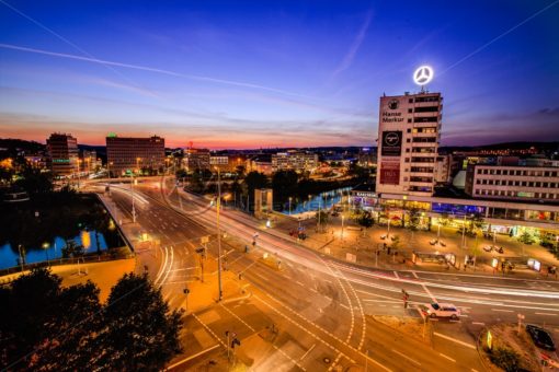 Skyline von Saarbrücken, Saarland - Bildtankstelle.de