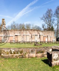 Panorama der Klosterruine von Wörschweiler, Landkreis Homburg, Saarland - Bildtankstelle.de - Bilddatenbank für Foto-Motive aus SAAR-LOR-LUX