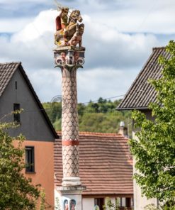 rekonstruierte Jupitergigantensäule von Schwarzenacker - Bildtankstelle.de - Bilddatenbank für Foto-Motive aus SAAR-LOR-LUX