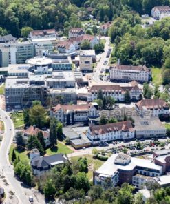 Luftaufnahme von der Universität in Homburg, Saarland - Bildtankstelle.de