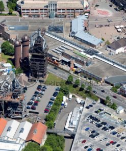 das alte Hüttengelände in Neunkirchen, Saarland - Bildtankstelle.de - Bilddatenbank für Foto-Motive aus SAAR-LOR-LUX