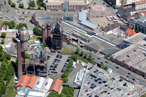 das alte Hüttengelände in Neunkirchen, Saarland - Bildtankstelle.de - Bilddatenbank für Foto-Motive aus SAAR-LOR-LUX