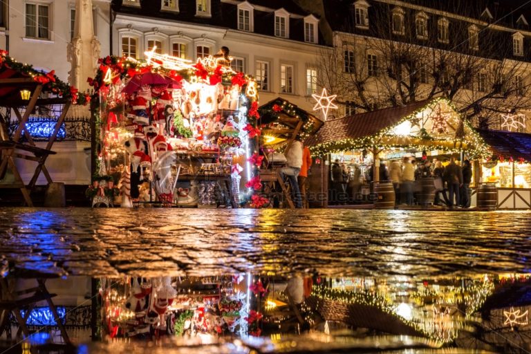 wunderschöner Weihnachtsmarkt auf dem St. Johanner Markt, Saarbrücken