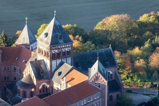 Luftaufnahme vom Missionshaus St. Wendel, Saarland - Bildtankstelle.de