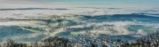 Wolkenmeer am Schaumberg, Nähe Tholey, Saarland - Bildtankstelle.de