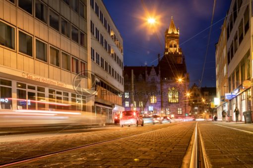 Blick auf das Rathaus von Saarbrücken, Saarland - Bildtankstelle.de