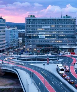 die neue Wilhelm-Heinrich Brücke, Saarbrücken, Saarland - Bildtankstelle.de