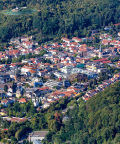 Luftaufnahme von Merzig, Saarland - Bildtankstelle.de