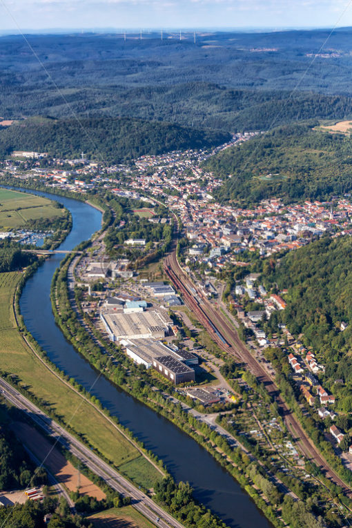 Luftbild Merzig, Saar, Saarland - Bildtankstelle.de