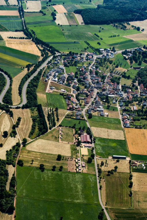 Luftbild von Sinz, Kreis Merzig-Wadern, Saarland, Deutschland - Bildtankstelle.de